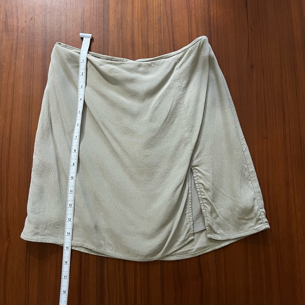 Sunday Best Cream Sage Green Skirt Sz 0